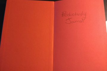 Productivity Journal Front Page